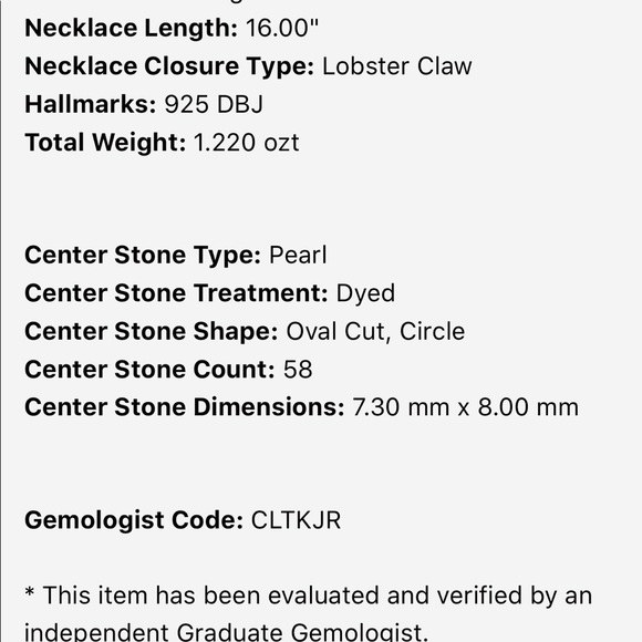 Authentic Pearl Necklace - Picture 5 of 5